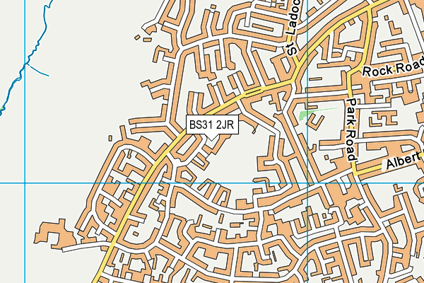 BS31 2JR map - OS VectorMap District (Ordnance Survey)