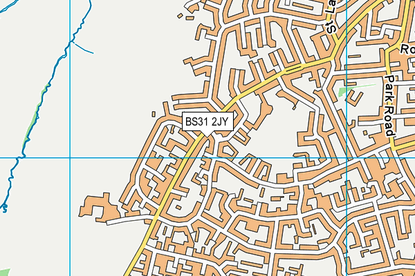 BS31 2JY map - OS VectorMap District (Ordnance Survey)