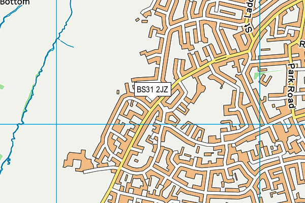 BS31 2JZ map - OS VectorMap District (Ordnance Survey)