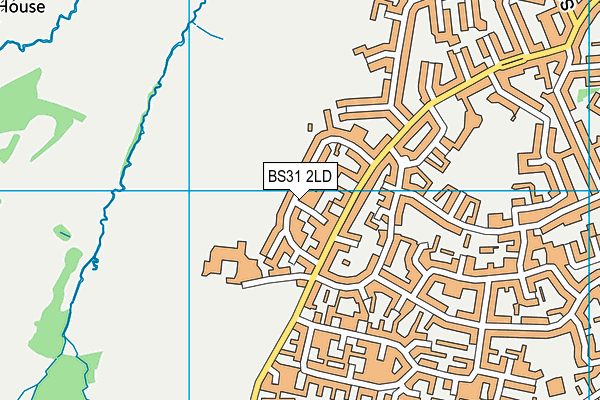 BS31 2LD map - OS VectorMap District (Ordnance Survey)