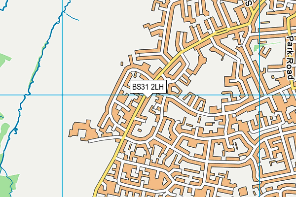 BS31 2LH map - OS VectorMap District (Ordnance Survey)