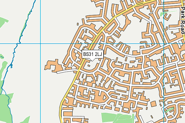 BS31 2LJ map - OS VectorMap District (Ordnance Survey)