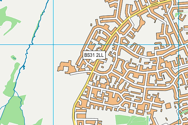 BS31 2LL map - OS VectorMap District (Ordnance Survey)