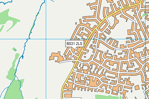 BS31 2LS map - OS VectorMap District (Ordnance Survey)