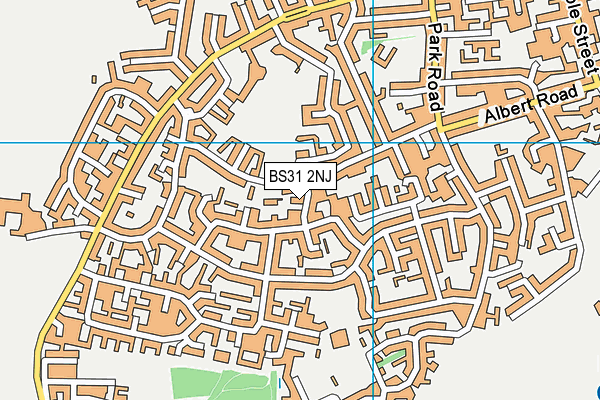 BS31 2NJ map - OS VectorMap District (Ordnance Survey)