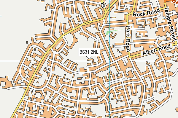 BS31 2NL map - OS VectorMap District (Ordnance Survey)
