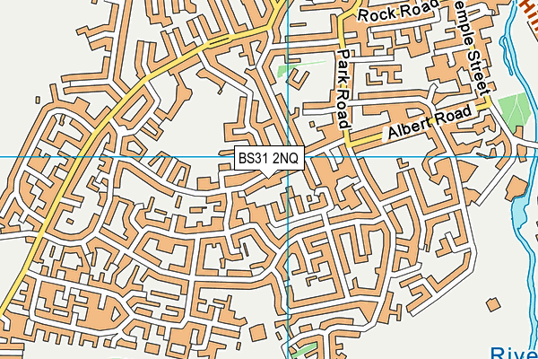 BS31 2NQ map - OS VectorMap District (Ordnance Survey)