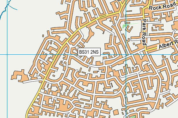 BS31 2NS map - OS VectorMap District (Ordnance Survey)