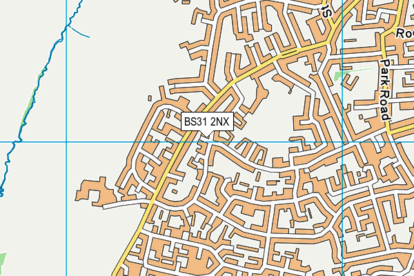 BS31 2NX map - OS VectorMap District (Ordnance Survey)