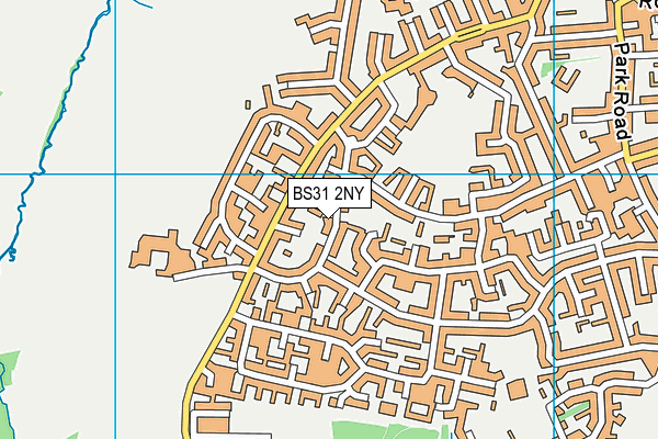 BS31 2NY map - OS VectorMap District (Ordnance Survey)