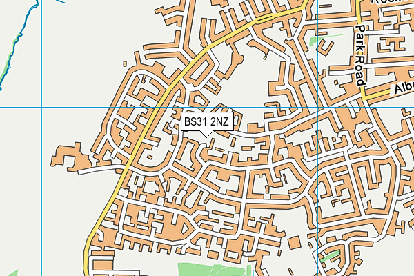 BS31 2NZ map - OS VectorMap District (Ordnance Survey)