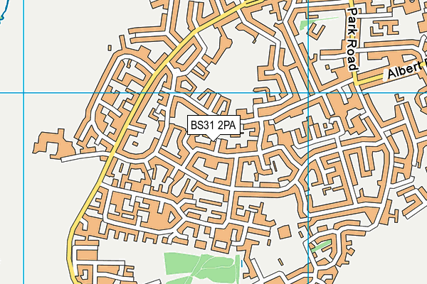 BS31 2PA map - OS VectorMap District (Ordnance Survey)