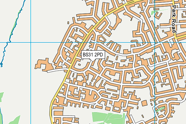 BS31 2PD map - OS VectorMap District (Ordnance Survey)