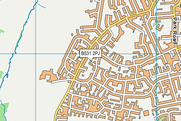 BS31 2PJ map - OS VectorMap District (Ordnance Survey)