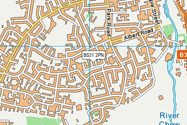 BS31 2PN map - OS VectorMap District (Ordnance Survey)