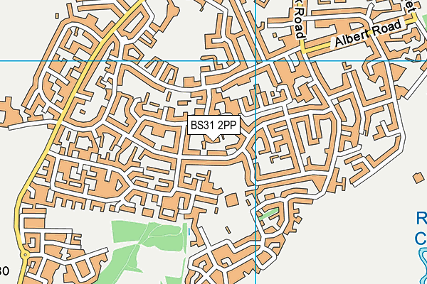 BS31 2PP map - OS VectorMap District (Ordnance Survey)