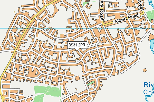 BS31 2PR map - OS VectorMap District (Ordnance Survey)