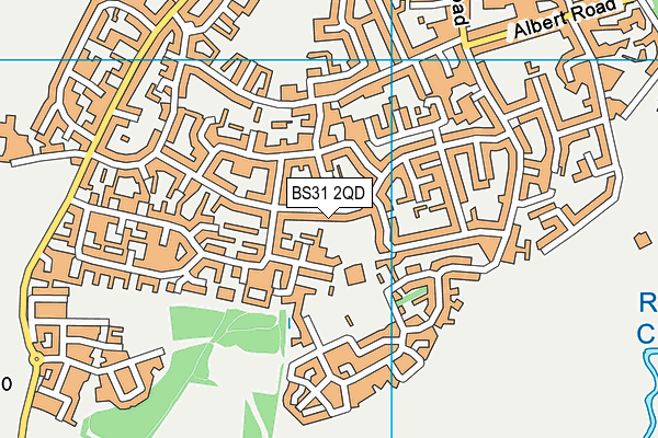 BS31 2QD map - OS VectorMap District (Ordnance Survey)
