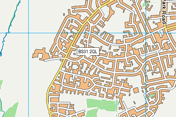 BS31 2QL map - OS VectorMap District (Ordnance Survey)