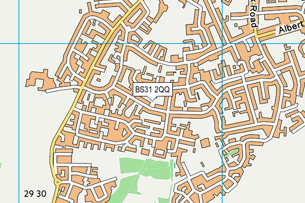 BS31 2QQ map - OS VectorMap District (Ordnance Survey)