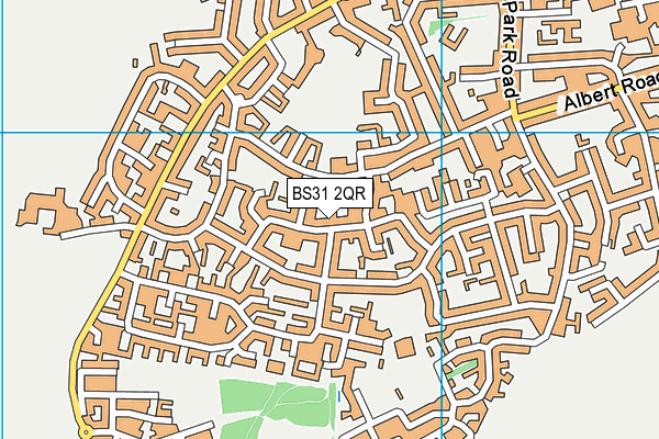 BS31 2QR map - OS VectorMap District (Ordnance Survey)