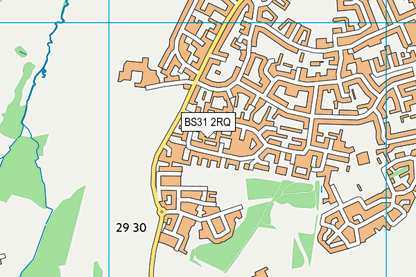 BS31 2RQ map - OS VectorMap District (Ordnance Survey)