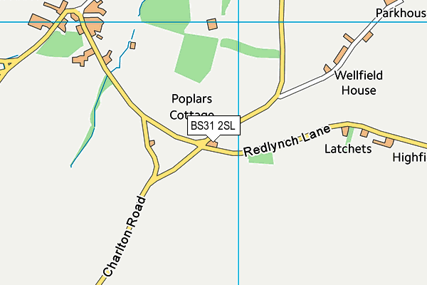 BS31 2SL map - OS VectorMap District (Ordnance Survey)