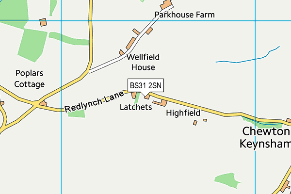 BS31 2SN map - OS VectorMap District (Ordnance Survey)