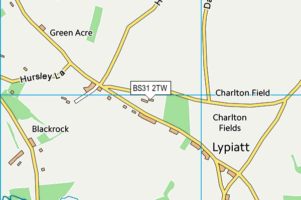BS31 2TW map - OS VectorMap District (Ordnance Survey)
