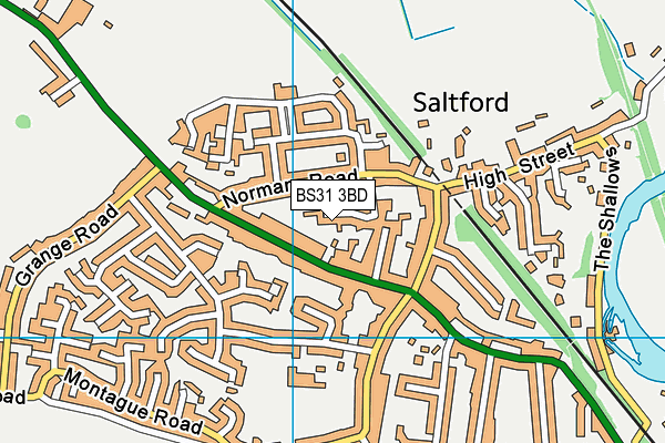 BS31 3BD map - OS VectorMap District (Ordnance Survey)