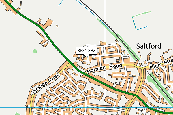 BS31 3BZ map - OS VectorMap District (Ordnance Survey)