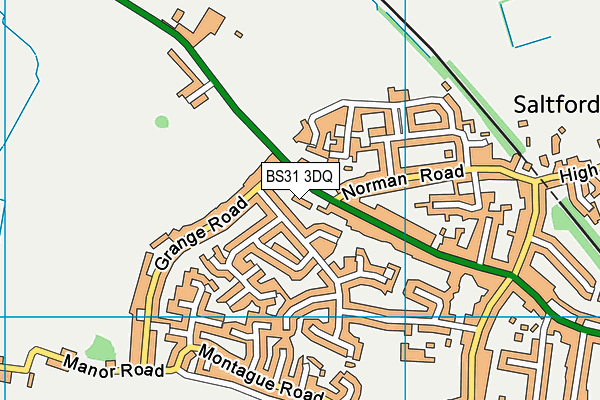 BS31 3DQ map - OS VectorMap District (Ordnance Survey)