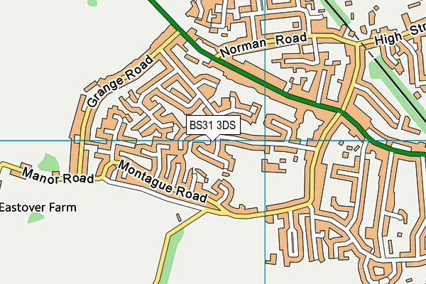 BS31 3DS map - OS VectorMap District (Ordnance Survey)
