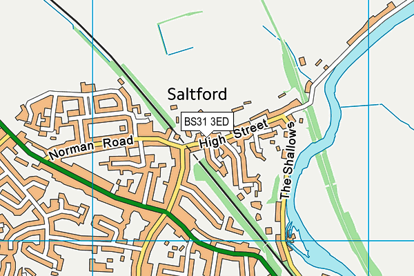BS31 3ED map - OS VectorMap District (Ordnance Survey)