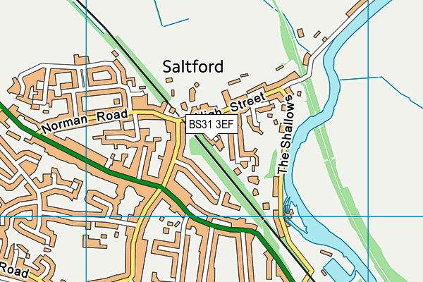 BS31 3EF map - OS VectorMap District (Ordnance Survey)