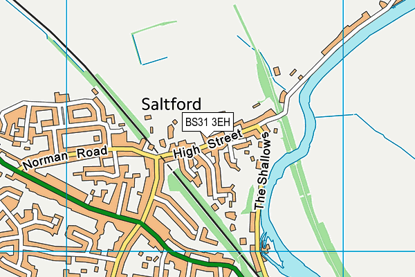 BS31 3EH map - OS VectorMap District (Ordnance Survey)