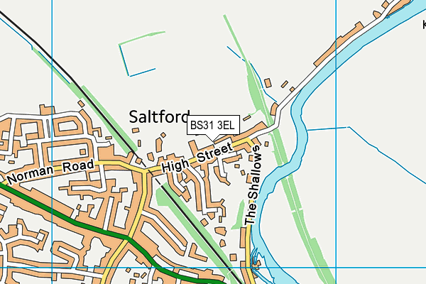 BS31 3EL map - OS VectorMap District (Ordnance Survey)