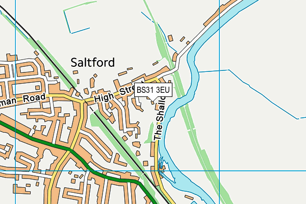 BS31 3EU map - OS VectorMap District (Ordnance Survey)