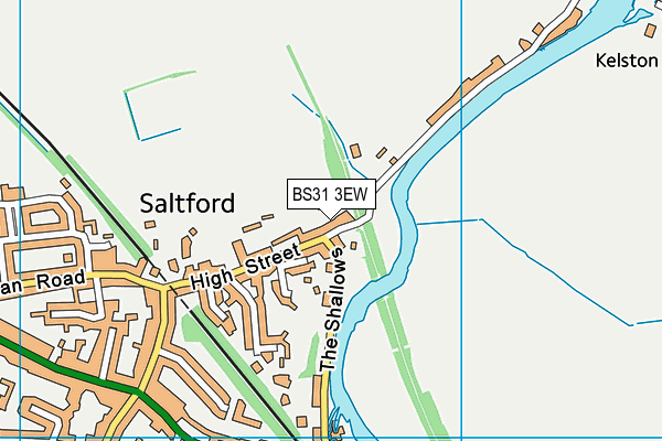 BS31 3EW map - OS VectorMap District (Ordnance Survey)