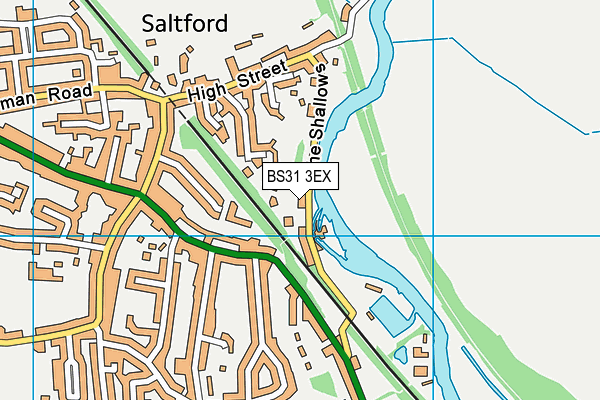 Map of RIVERSIDE MANAGEMENT (SALTFORD) LIMITED at district scale