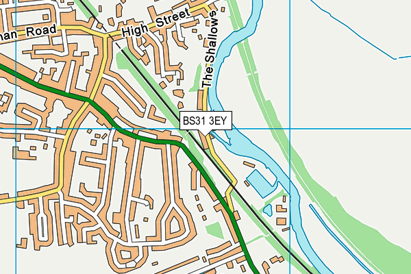 BS31 3EY map - OS VectorMap District (Ordnance Survey)