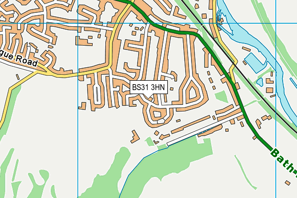 BS31 3HN map - OS VectorMap District (Ordnance Survey)