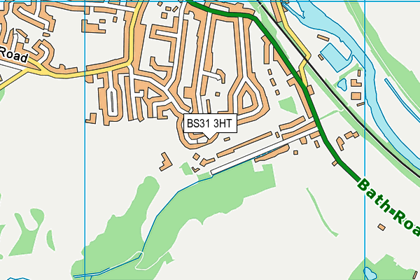 BS31 3HT map - OS VectorMap District (Ordnance Survey)