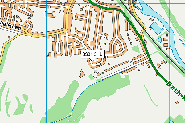 BS31 3HU map - OS VectorMap District (Ordnance Survey)