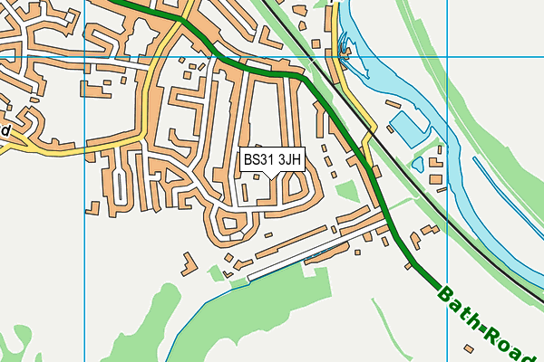 BS31 3JH map - OS VectorMap District (Ordnance Survey)
