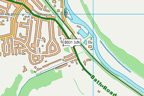 BS31 3JN map - OS VectorMap District (Ordnance Survey)