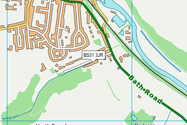 BS31 3JR map - OS VectorMap District (Ordnance Survey)