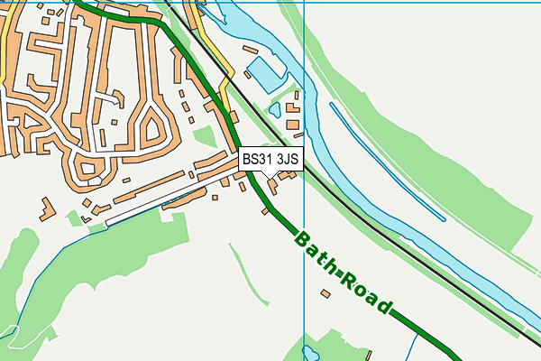 BS31 3JS map - OS VectorMap District (Ordnance Survey)