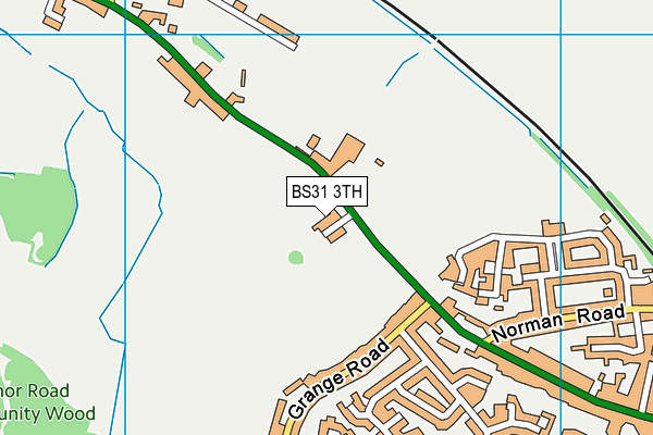 BS31 3TH map - OS VectorMap District (Ordnance Survey)