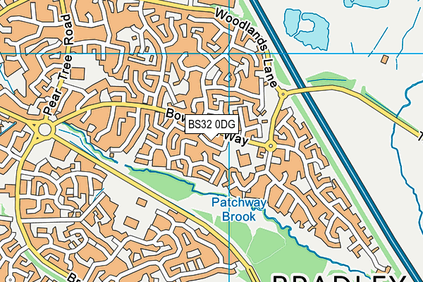 BS32 0DG map - OS VectorMap District (Ordnance Survey)